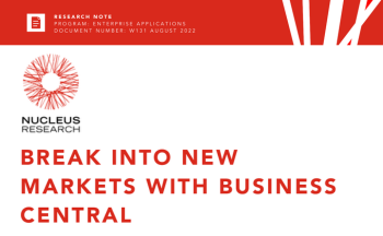 Break Into New Markets With Business Central For SMB